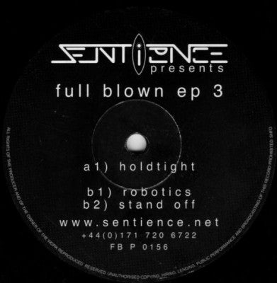 SENTIENCE - Full Blown EP 3