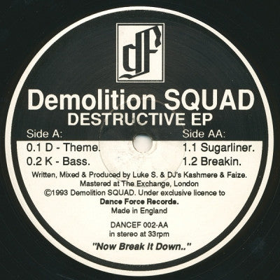 DEMOLITION SQUAD - Destructive EP