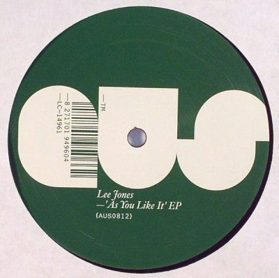 LEE JONES - As You Like It EP