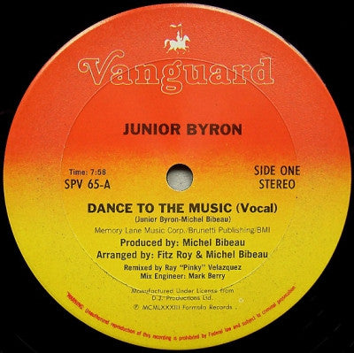 JUNIOR BYRON - Dance To The Music