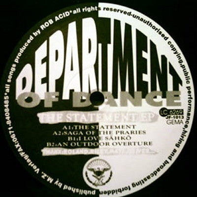 DEPARTMENT OF DANCE - The Statement EP