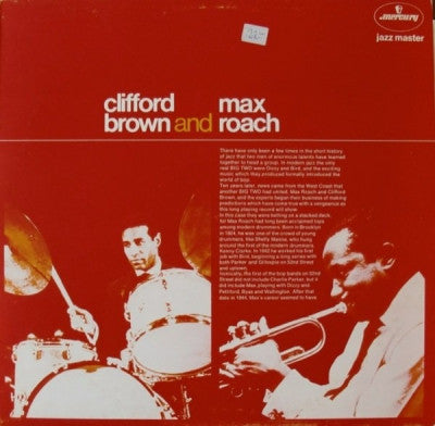 CLIFFORD BROWN AND MAX ROACH - Clifford Brown And Max Roach