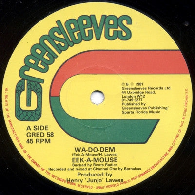 EEK-A-MOUSE / ERROL SHORTER - Wa-Do-Dem / Wild Inna '81 Style