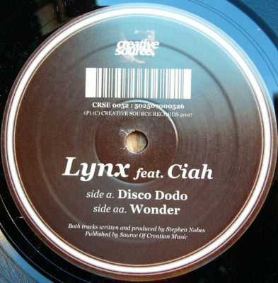 LYNX FEAT. CIAH - Disco Dodo / Wonder