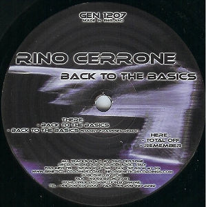 RINO CERRONE - Back To The Basics