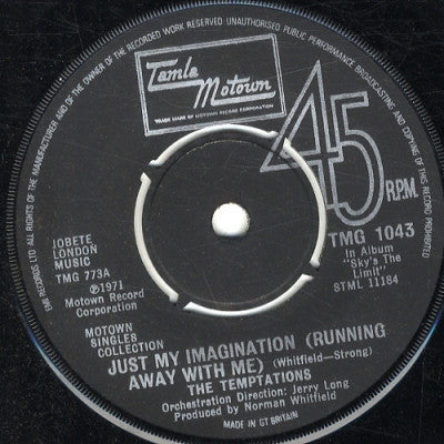 THE TEMPTATIONS - Just My Imagination (Running Away With Me) / Get Ready