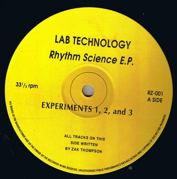 LAB TECHNOLOGY - Rhythm Science E.P.