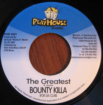 BOUNTY KILLA - The Greatest
