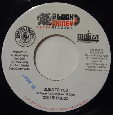 COLLIE BUDDZ / SUPA DUPS & KHAN - Blind To You / Version