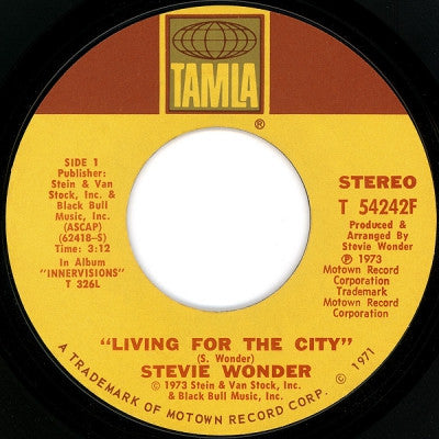 STEVIE WONDER - Living For City / Visions
