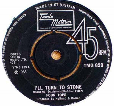 THE FOUR TOPS - I'll Turn To Stone / Love Feels Like Fire