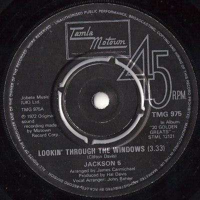 JACKSON 5 - Lookin' Through The Windows / Doctor My Eyes