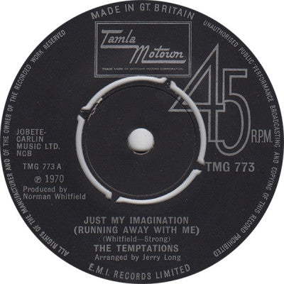 THE TEMPTATIONS - Just My Imagination (Running Away With Me)
