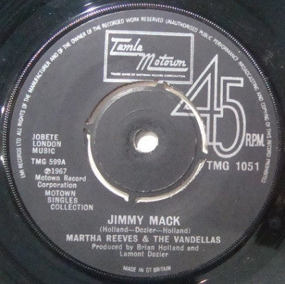 MARTHA REEVES & THE VANDELLAS - Jimmy Mack / Dancing In The Street
