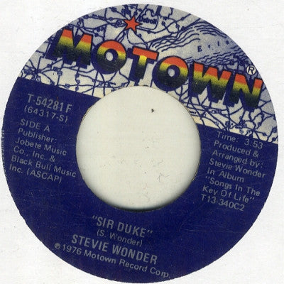STEVIE WONDER - Sir Duke / He's Misstra Know-It-All