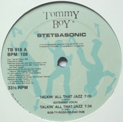 STETSASONIC - Talkin' All That Jazz
