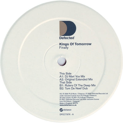 KINGS OF TOMORROW FEAT JULIE MCKNIGHT - Finally