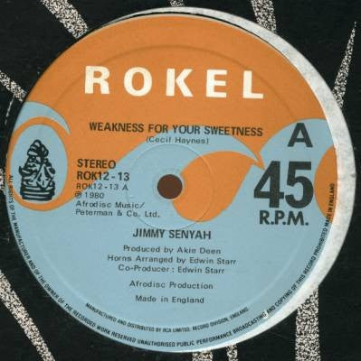 JIMMY SENYAH - Weakness For Your Sweetness