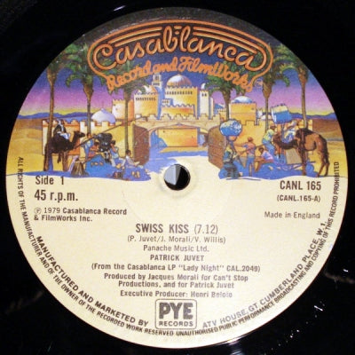 PATRICK JUVET - I Love America / Swiss Kiss
