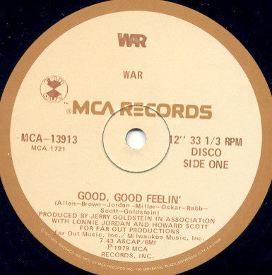 WAR - Good Good Feelin'