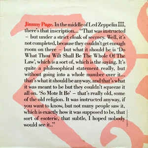 JIMMY PAGE - 1972 Interview