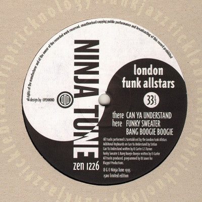 LONDON FUNK ALLSTARS - Can Ya Understand