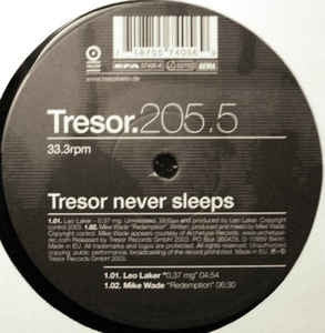 LEO LAKER / MIKE WADE / RECYVER DOGS / IAN J. RICHARDSON - Tresor Never Sleeps