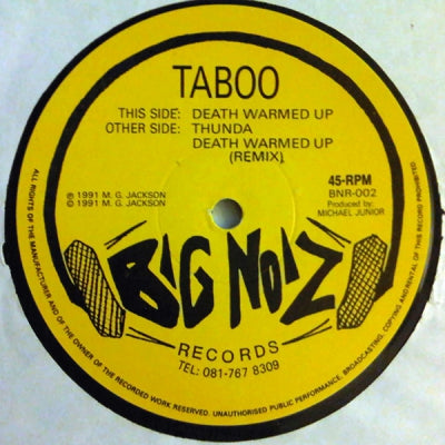 TABOO - Death Warmed Up
