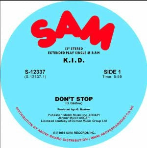 K.I.D. - Don't Stop / Do It Again