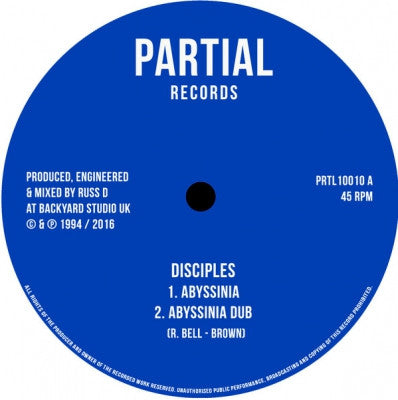 THE DISCIPLES - Abyssinia / Mabrak