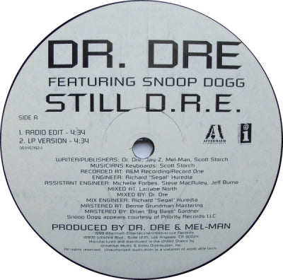 DR. DRE FEATURING SNOOP DOGG - Still D.R.E.