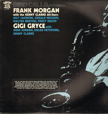 FRANK MORGAN / GIGI GRYCE - Bird Calls, Volume 2