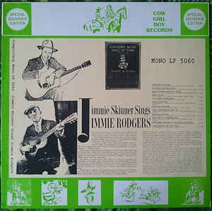 JIMMIE SKINNER - Sings Jimmie Rodgers