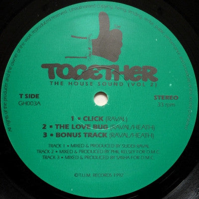TOGETHER / CYBERTEC - The House Sound Vol 2 / Coming On Strong