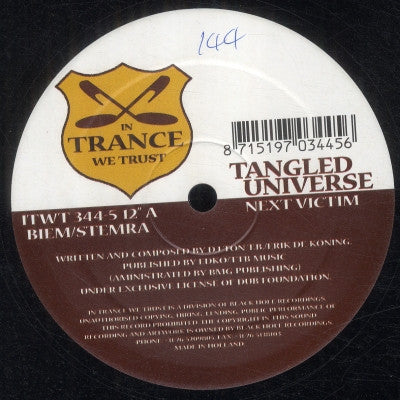 TANGLED UNIVERSE - Next Victim / Blind Date