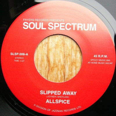 ALLSPICE - Slipped Away / Hungry For Your Love