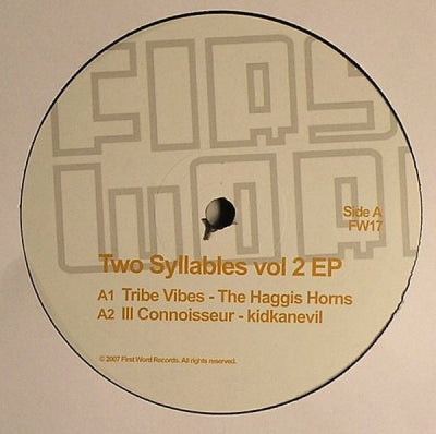 VARIOUS ARTISTS - Two Syllables Vol 2 EP
