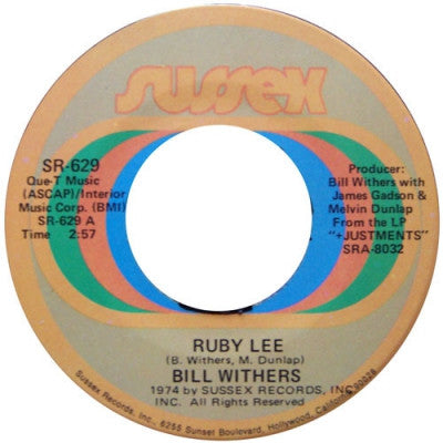 BILL WITHERS - Ruby Lee / Heartbreak Road
