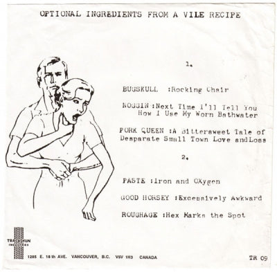 VARIOUS ARTISTS - Optional Ingredients From A Vile Recipe