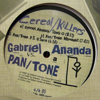 GABRIEL ANANDA VS. PAN/TONE - Sheli O / Whodunit / P.S. U. Suck