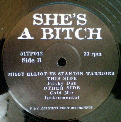 MISSY ELLIOT VS. STANTON WARRIORS - She's A Bitch