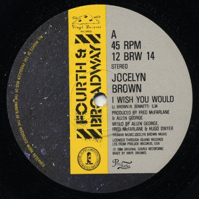 JOCELYN BROWN - I Wish You Would