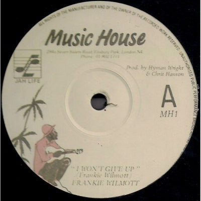 FRANKIE WILMOTT - I Won't Give Up / Version.