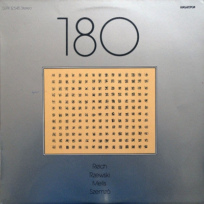 180 - REICH / RZEWSKI / MELIS / SZEMZő - Untitled