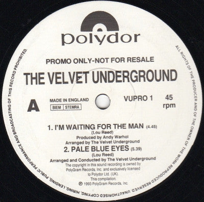 THE VELVET UNDERGROUND - I'm Waiting For The Man
