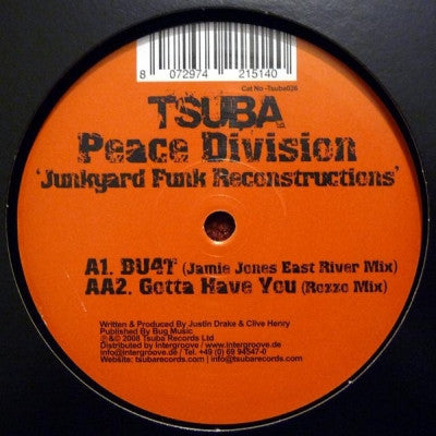 PEACE DIVISION - Junkyard Funk Reconstructions