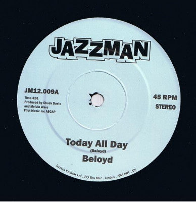 BELOYD - Today All Day / Get Into To Your Life