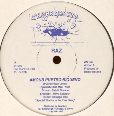 RAZ - Amour Puert Riqueno