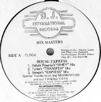 MIX MASTERS - House Express