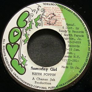 KEITH POPPIN - Someday Girl